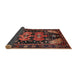 Sideview of Traditional Gold Brown Persian Rug, tr568