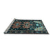 Sideview of Machine Washable Persian Light Blue Traditional Rug, wshtr568lblu