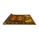 Sideview of Persian Yellow Traditional Rug, tr568yw