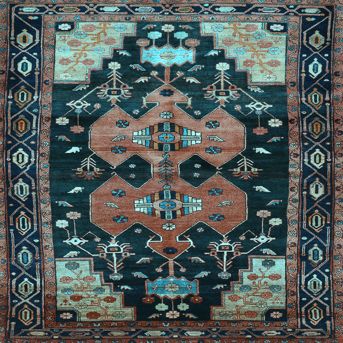 Square Persian Light Blue Traditional Rug, tr568lblu