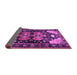 Sideview of Persian Purple Traditional Rug, tr568pur