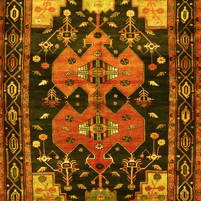 Persian Yellow Traditional Rug, tr568yw