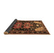 Sideview of Persian Brown Traditional Rug, tr568brn