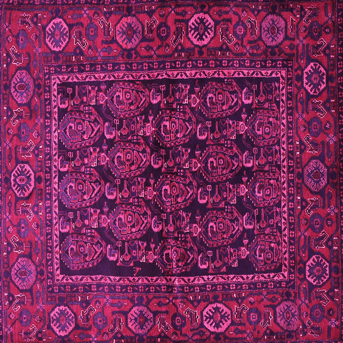 Square Persian Pink Traditional Rug, tr569pnk