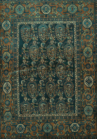 Persian Turquoise Traditional Rug, tr569turq