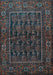 Persian Light Blue Traditional Rug, tr569lblu