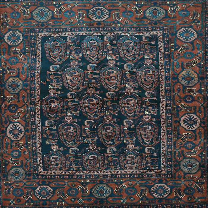Square Persian Light Blue Traditional Rug, tr569lblu