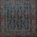 Square Persian Light Blue Traditional Rug, tr569lblu