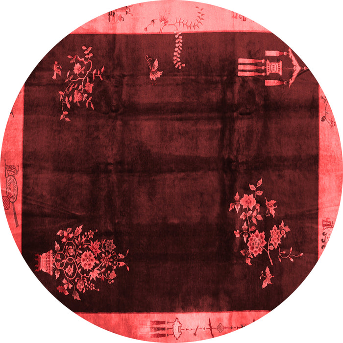 Oriental Red Asian Inspired Rug, tr56red