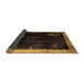 Sideview of Oriental Brown Asian Inspired Rug, tr56brn