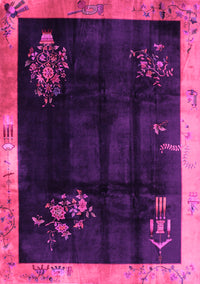 Oriental Pink Asian Inspired Rug, tr56pnk