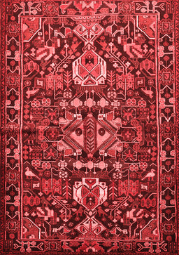 Animal Red Traditional Area Rugs