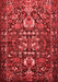 Animal Red Traditional Area Rugs