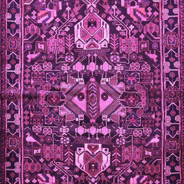 Machine Washable Animal Purple Traditional Area Rugs, wshtr570pur