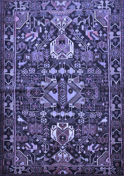 Animal Blue Traditional Rug, tr570blu