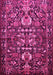 Animal Pink Traditional Rug, tr570pnk