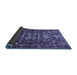 Sideview of Animal Blue Traditional Rug, tr570blu