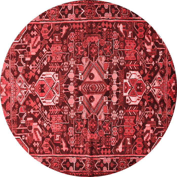 Machine Washable Animal Red Traditional Rug, wshtr570red