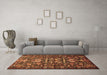 Machine Washable Animal Brown Traditional Rug in a Living Room,, wshtr570brn