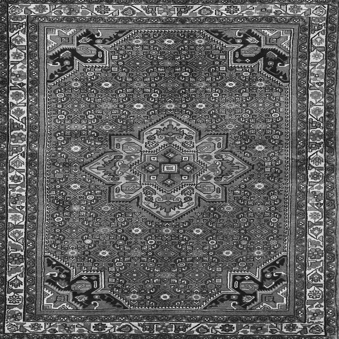 Serging Thickness of Persian Gray Traditional Rug, tr571gry