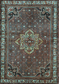 Persian Light Blue Traditional Rug, tr571lblu