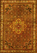 Machine Washable Persian Yellow Traditional Rug, wshtr571yw