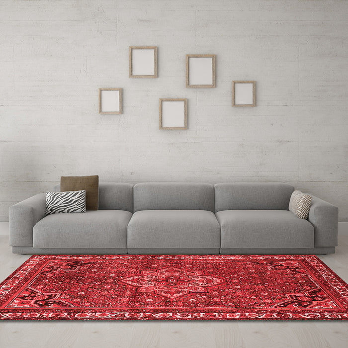 Traditional Red Washable Rugs