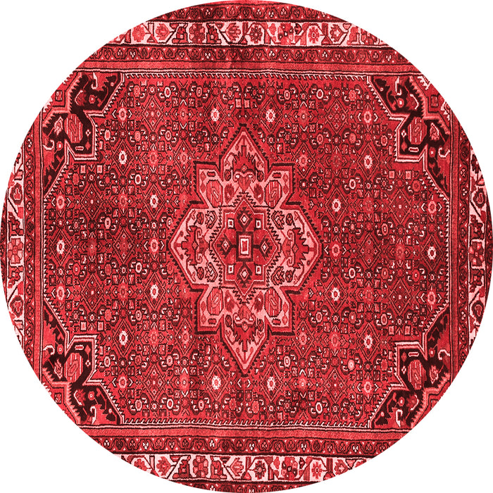 Machine Washable Persian Red Traditional Rug, wshtr571red