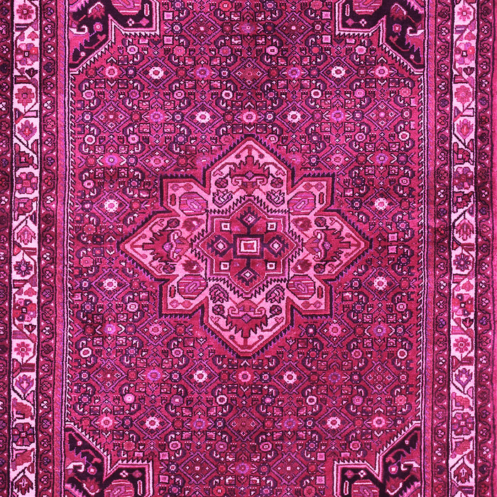Machine Washable Persian Pink Traditional Rug, wshtr571pnk