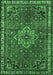Machine Washable Persian Emerald Green Traditional Area Rugs, wshtr571emgrn