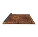 Sideview of Persian Brown Traditional Rug, tr571brn