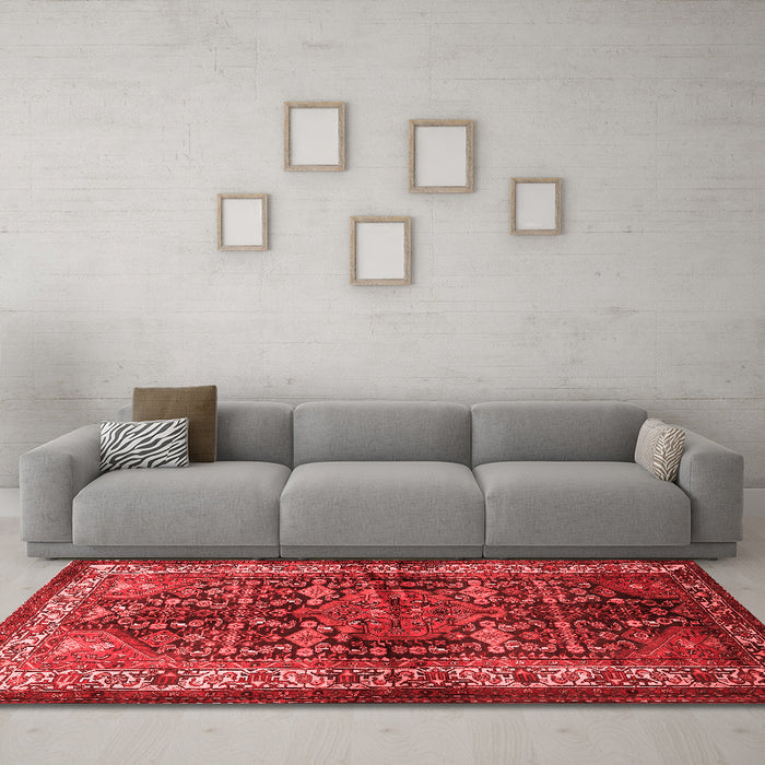 Traditional Red Washable Rugs