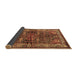 Sideview of Persian Brown Traditional Rug, tr572brn