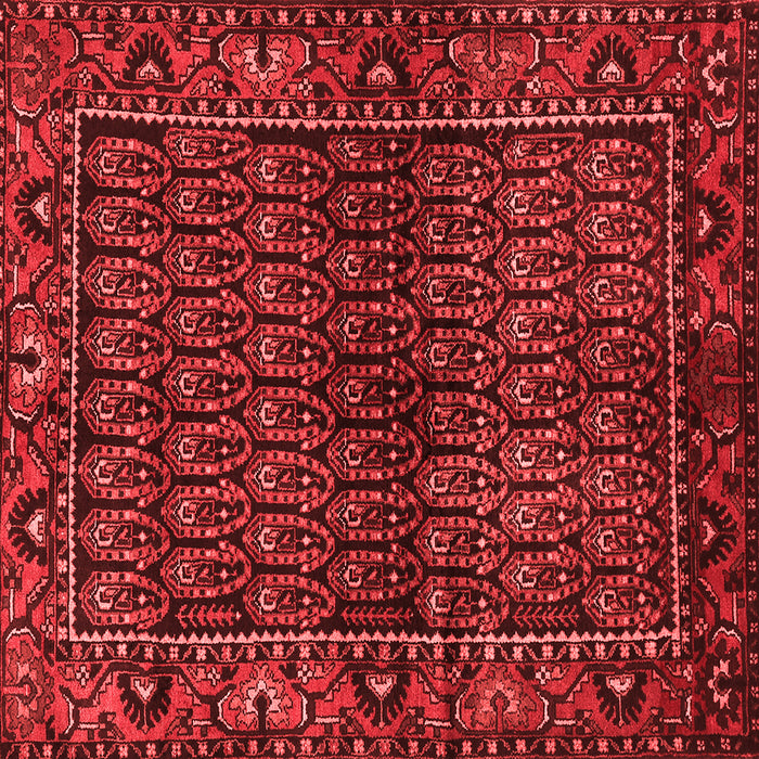 Machine Washable Persian Red Traditional Rug, wshtr573red