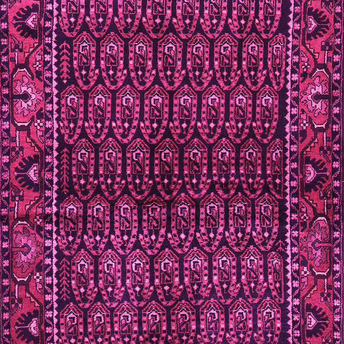 Machine Washable Persian Pink Traditional Rug, wshtr573pnk