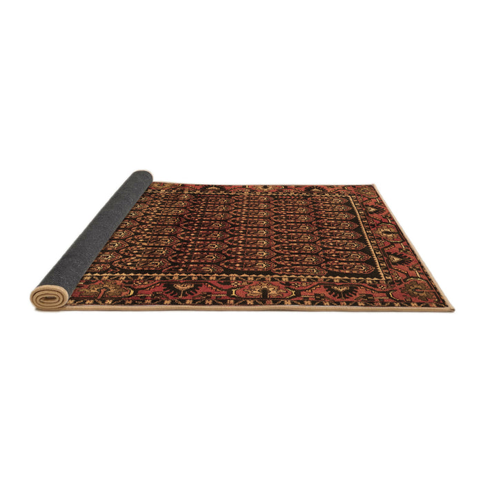 Sideview of Persian Brown Traditional Rug, tr573brn