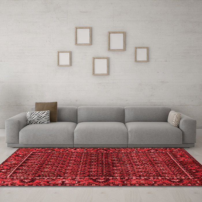 Traditional Red Washable Rugs