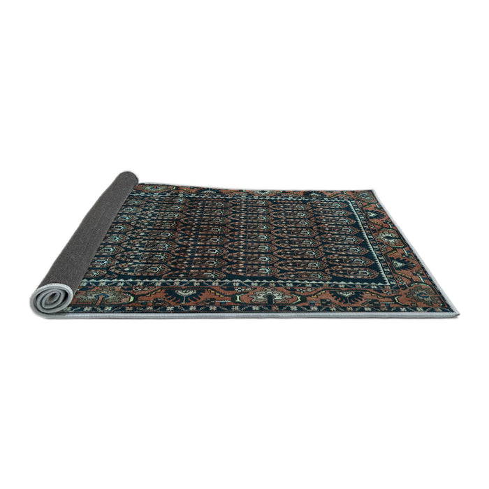 Sideview of Persian Light Blue Traditional Rug, tr573lblu