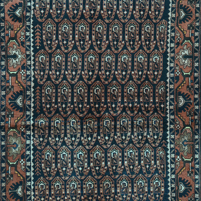 Machine Washable Persian Light Blue Traditional Rug, wshtr573lblu