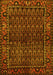 Machine Washable Persian Yellow Traditional Rug, wshtr573yw