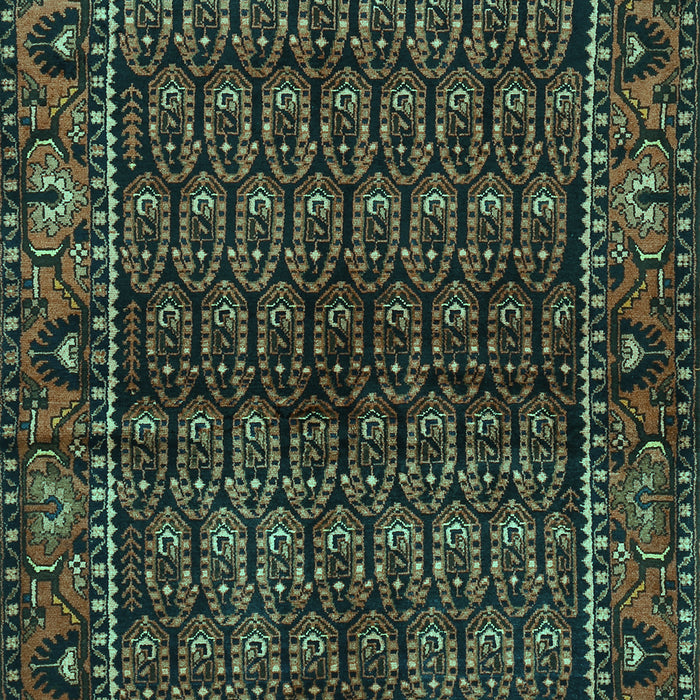 Persian Turquoise Traditional Rug, tr573turq