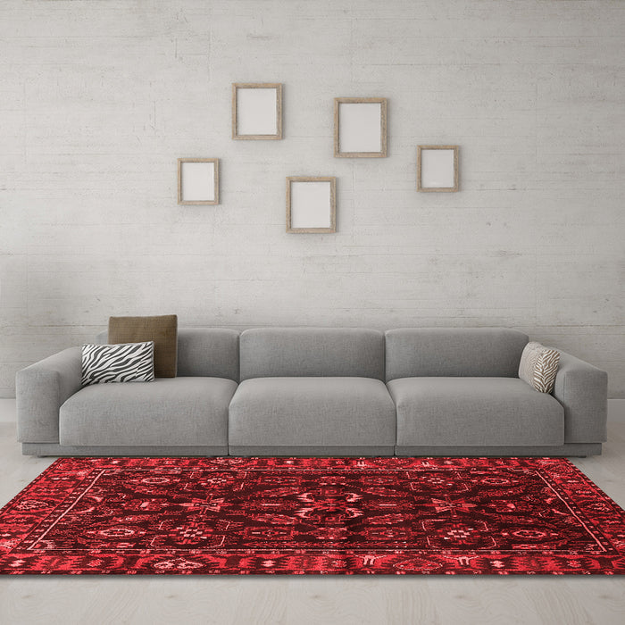 Traditional Red Washable Rugs