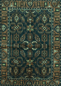 Persian Turquoise Traditional Rug, tr574turq