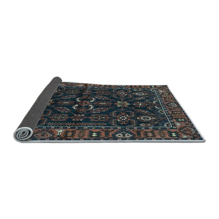 Sideview of Persian Light Blue Traditional Rug, tr574lblu