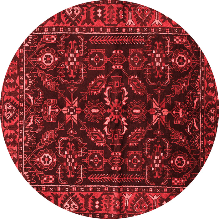 Machine Washable Persian Red Traditional Rug, wshtr574red