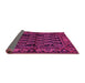 Sideview of Persian Pink Traditional Rug, tr575pnk