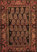 Machine Washable Persian Brown Traditional Rug, wshtr575brn