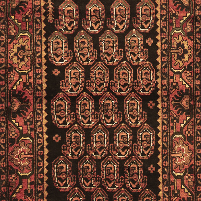 Machine Washable Persian Brown Traditional Rug, wshtr575brn