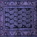 Square Persian Blue Traditional Rug, tr575blu