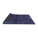 Sideview of Persian Blue Traditional Rug, tr575blu